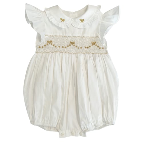 {Sutherby Girls} Signature Smocked Romper ~ Sugarplum Fairy – Sutherby Lane