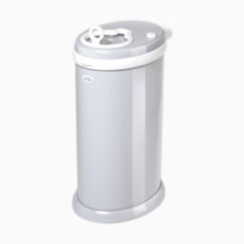Ubbi Stainless Steel Diaper Pail, Odor Locking, No Special Bag Required, Award-Winning, Registry Must-Have, Gray