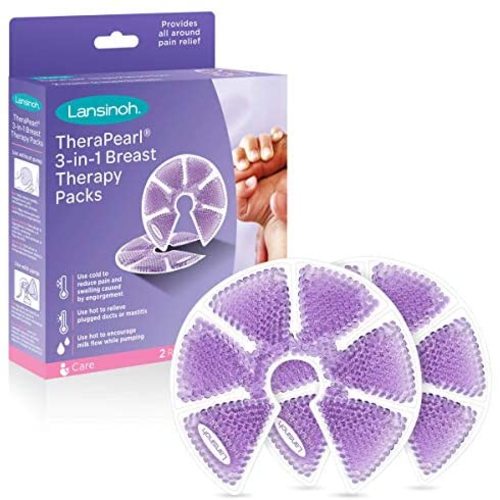 Lansinoh TheraPearl Breast Therapy Pack, Breastfeeding Essentials, 2 Pack
