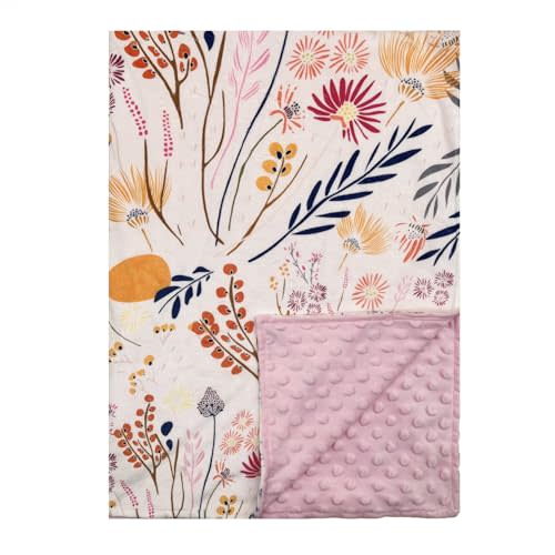 Baby Blanket, Floral Nursery Bed Blanket, Infant Blanket, Toddler Blanket, Boy Girl Blanket Soft, Crib Blanket, Newborn Blanket
