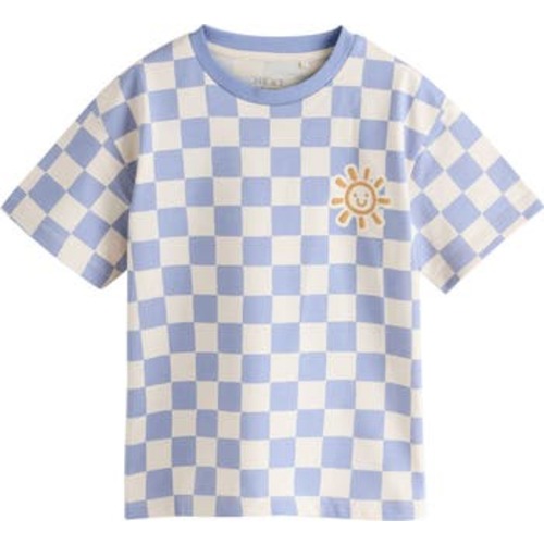 Kids' Checkerboard Cotton Graphic T-Shier, 12-18M