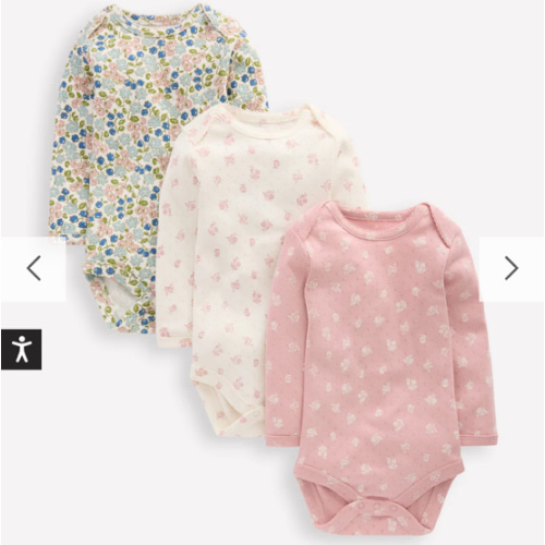 3-pack Pointelle Bodies-Multi Ditsy Floral | Boden USA