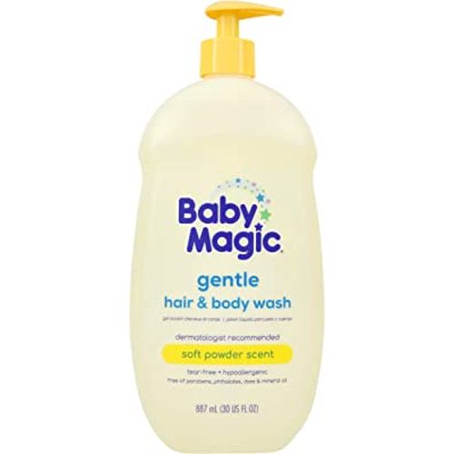 Baby Magic 2 In 1 Baby Wash & Shampoo, Calendula & Coconut, Calendula Oil & Coconut Oil, 30 Fl Oz