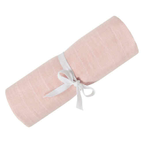 Couverture Mousseline - Rose - Perlimpinpin – CLÉMENT