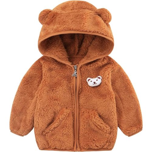 Baby Boy Fleece Jacket Girl Winer Clothes Coat For Toddler Sweater