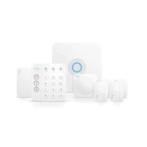 Like-New Ring Alarm 8-Piece Kit (newest model), Home or business security system with optional 24/7 professional monitoring