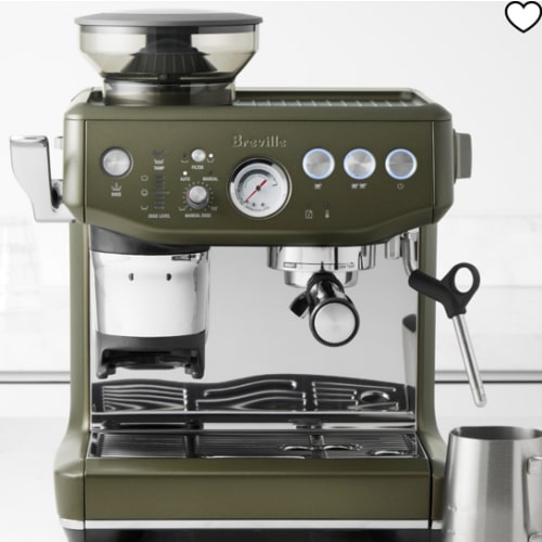 Green Breville Barista Express® Impress Espresso Machine