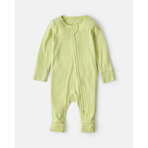 Baby PurelySoft™ Snug Fit Sleep & Play Pajamas - Green | Carter's