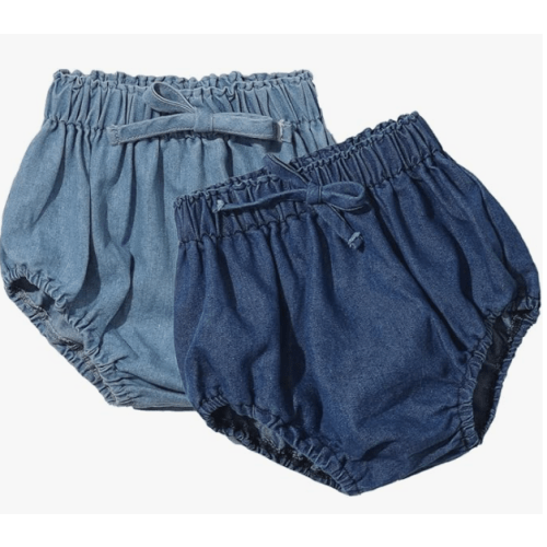 Colorful Childhood Toddler Denim Bloomers Shorts