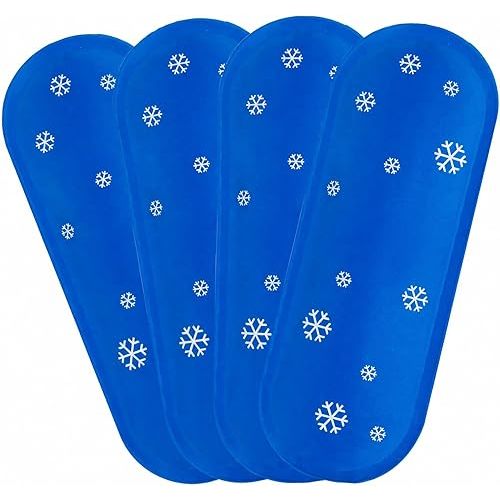 4 Pcs Small Breastmilk Ice Packs for Breastmilk Storage, Gel Ice Packs for Breast Milk Keeps Breast Milk Fresh, Perfect for Cooling Milk, Camping, Picnics, Lunchboxes or Injury Relief