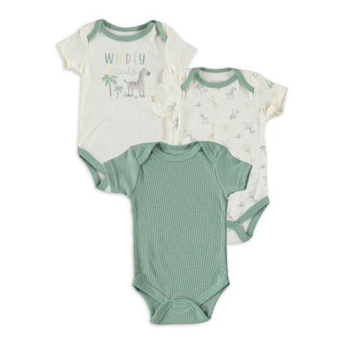 Kyle & Deena Baby Boy 3 PK Bodysuits, Sizes Newborn-9 Months