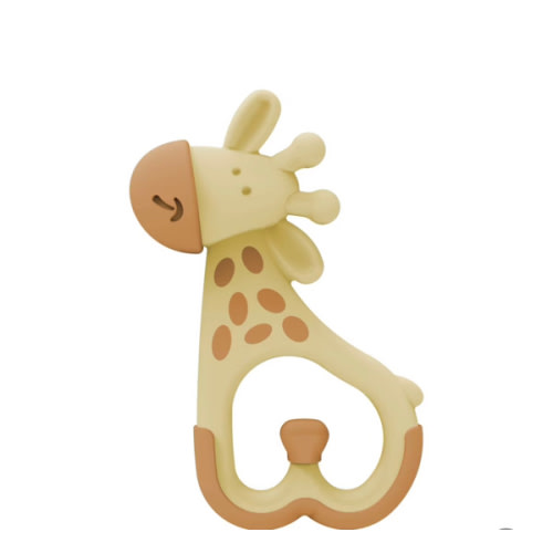 Dr. Brown's Ridgees Giraffe, Massaging Baby Teether, Designed by a Pediatric Dentist, BPA Free, 3m+