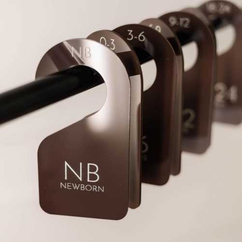 Acrylic Baby Closet Dividers | Nursery Organization | Baby Shower Gift