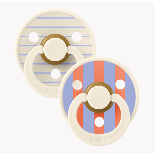 STUDIO Ivory Hush Mix 2 Pack Pacifiers | Pin/Block - Ivory Hush Mix