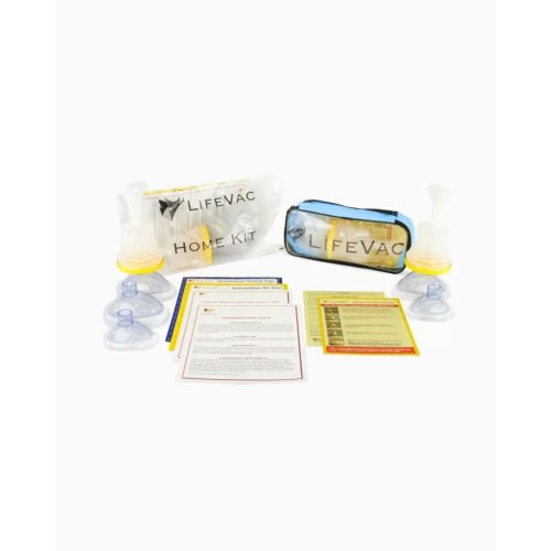 LifeVac - Choking Rescue Device Home Kit for Adult and Children First Aid Kit, Portable Choking Rescue Device, First Aid Choking Device, Home and Travel Combo Kits (Blue) Perfect for Baby Showers