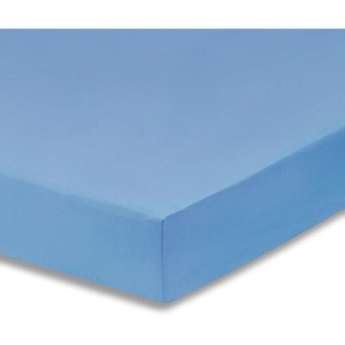 Everyday Kids Light Blue Fitted Crib Sheet, 100% Soft Breathable Microfiber, Fits Standard Crib Mattress 28"x52"