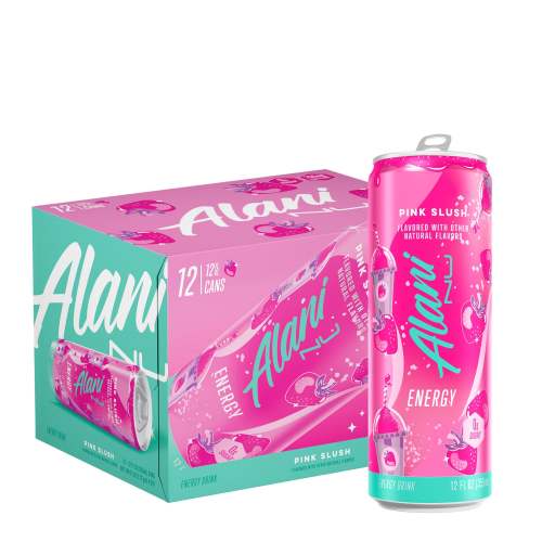 Energy Drink - Pink Slush - 12oz. (12 Cans)