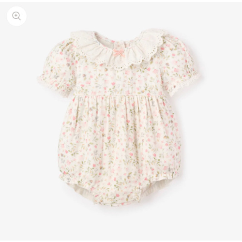 Folklore Floral Organic Muslin Bubble – Elegant Baby