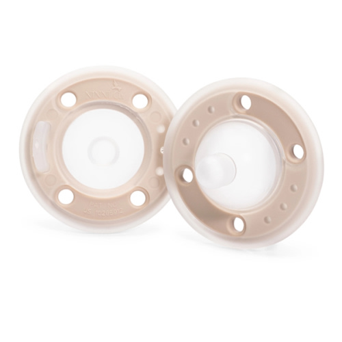 Ninni Pacifier- Oatmeal 2 Pack Pacifier Like Breast – Ninni Co