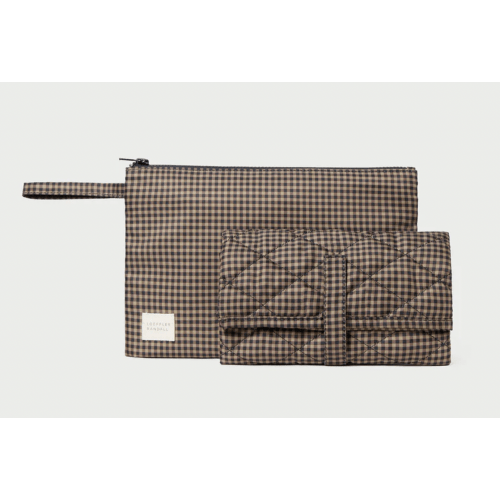 Dottie Brown/Black Check Changing Pad | Soft Accessories