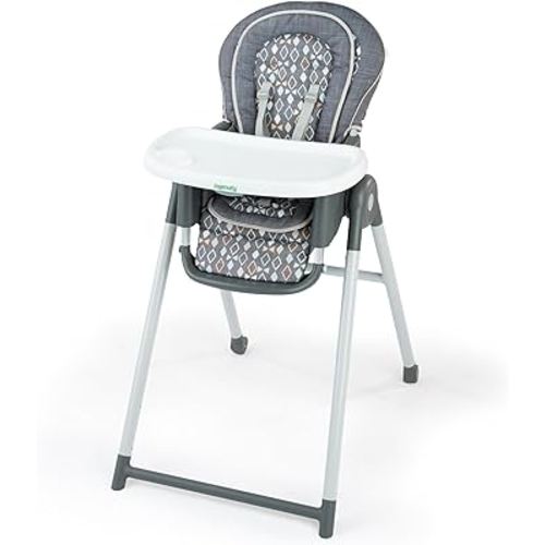 Ingenuity Proper Positioner Deluxe High Chair - 7-in-1 Convertible Baby Seat, Removable Rocking Infant Seat, Unisex, for Ages 0-36 Months