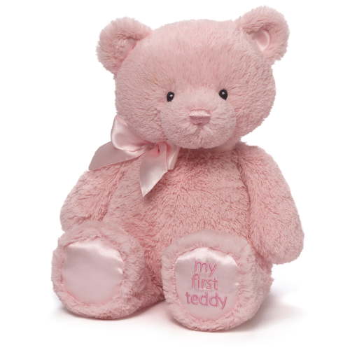 GUND Baby My First Teddy Bear, Ultra Soft Animal Plush Toy for Babies and Newborns, Pink, 15”