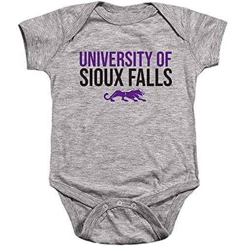 University of Sioux Falls Official Stacked Unisex Infant Snap Suit for Baby