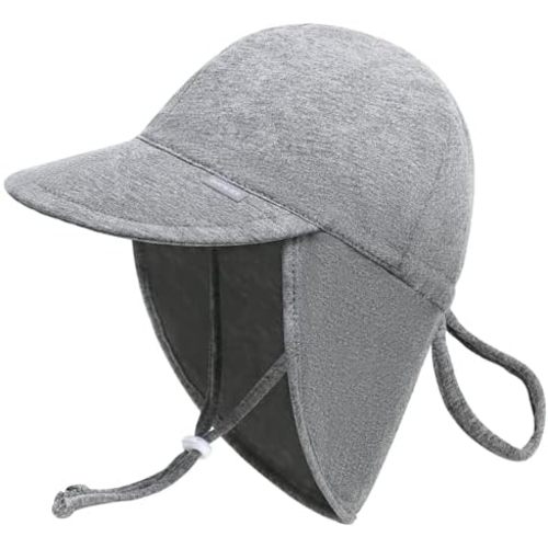 Duoyeree UPF 50+ Baby Sun Hat with Ear and Neck Protection - Toddler Beach Hat for Boys & Girls - Ideal for Summer Fun