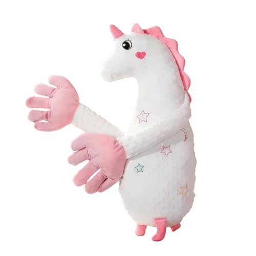 Wutobang Companion Plush Toy - Animal Shaped Comforting Pillow, Soft Sensory Stuffed Animal for Soothing & Cuddling (Giraffe B)