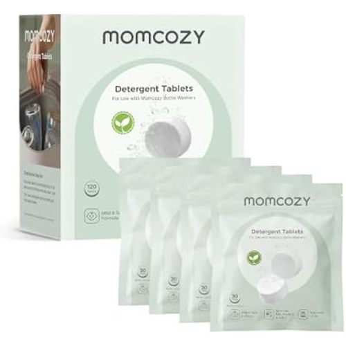 Momcozy Official Detergent Tablets for Momcozy Bottle Washers, 120 Tablets