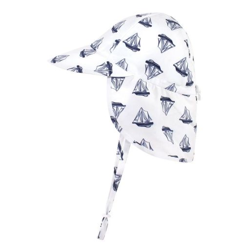 Hudson Baby Infant and Toddler Boy Sun Protection Hat, Sailboat, 0-6 Months