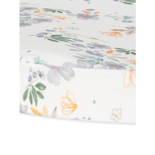 Under The Nile Organic Cotton Bassinet Sheet, Modern Daisy. Size 28" x 18"