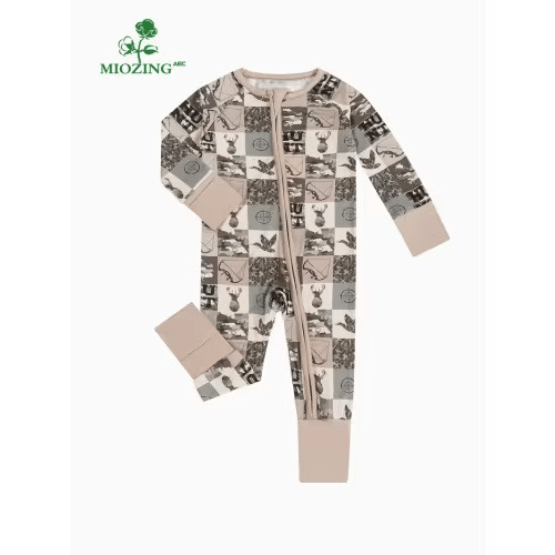 bamboo fiber baby romper zip convertible footie 2 - Temu