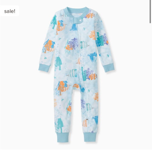 Under The Sea Organic Cotton Sleeper – Burt's Bees Baby