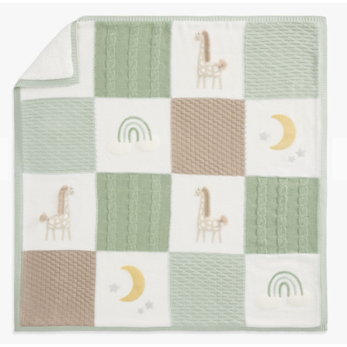Oversized Heirloom Animals Baby Blanket Collection