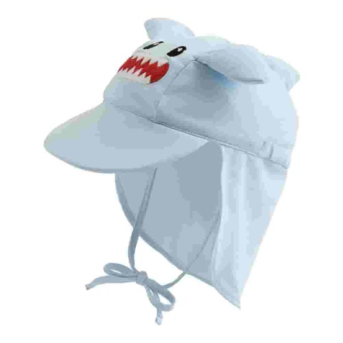 Cuddle Club Infant Sun Hat UPF 50+ UV Protection Hat Baby Summer Essentials, Shark Small