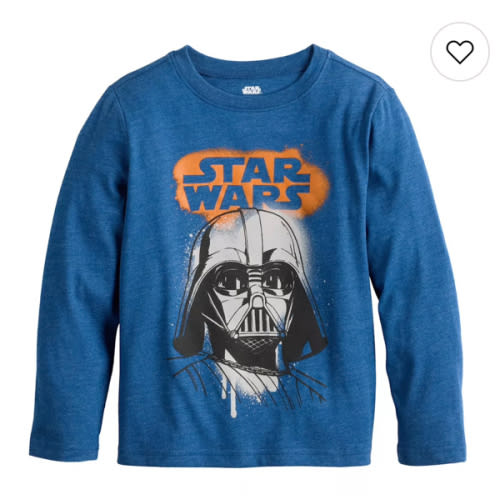 Boys 4-12 Jumping Beans® Star Wars Darth Vader Graphic Long Sleeve T-Shirt