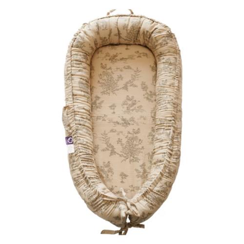 CooCooBaby Infant Lounger, Baby Nest Cover for Baby Girls & Boys, Newborn Essentials for Baby 0-12 Months, 100% Cotton Breathable (Poem_Muslin)