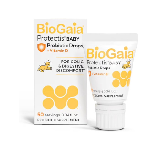 Amazon.com: BioGaia Protectis Baby Probiotic Drops | Colic & Gas Relief + Vitamin D | Safe for Newborns | Ease Crying, Fussing, Colic, Gas, Spit-ups & Constipation | No Dairy, Soy & Gluten | 50 Day Supply | 10mL : Baby
