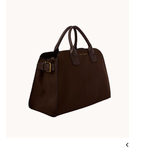 Uptown Tote Suede Espresso | Poppy and Peonies – www.poppyandpeonies-us.com