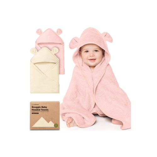 2-Pack Snuggle Hooded Towels