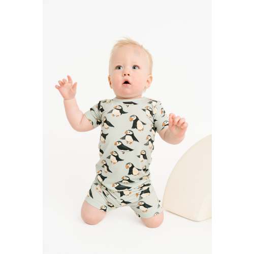 Puffin Pals Bamboo Shorts Set