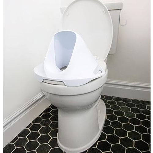 The Otter Topper | Urinal Adapter for Potty Training and Beyond, Easy-to-Clean, Made in USA, Age 2-7 Boys' Urinal Trainer with Sleek Design to Keep Kids' Bathroom Clean from Loo La La