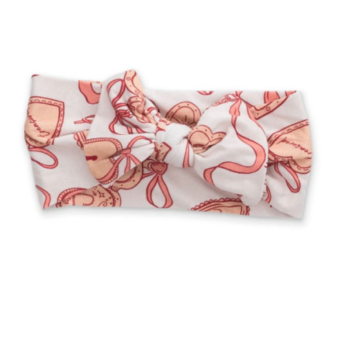 Love Locket Baby Knotted Headband in Stretchy Bamboo – Soft & Breathable Comfort by Ellie Sue