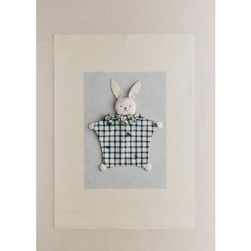 Plush Toy - Floral Embroidery Check