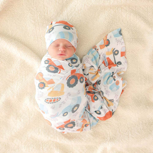 Emmett Swaddle Beanie Set