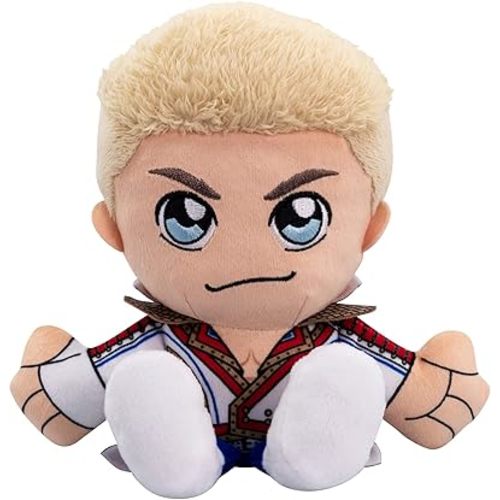 Bleacher Creatures WWE Cody Rhodes 8" Kuricha Sitting Plush- Soft Chibi Inspired Toy