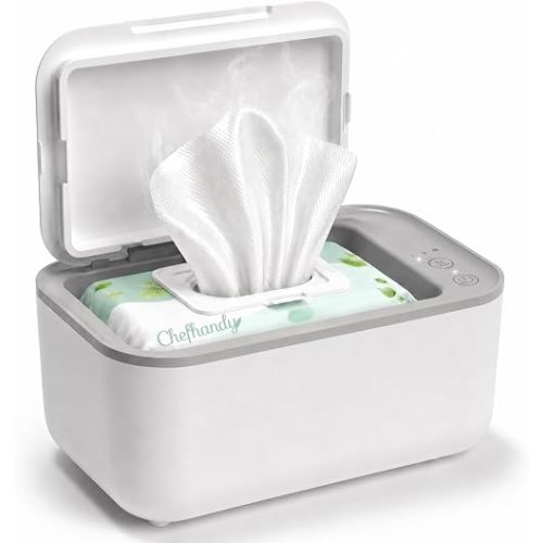 Chefhandy Baby Wipe Warmer with Surround Heating, Large Capacity, White