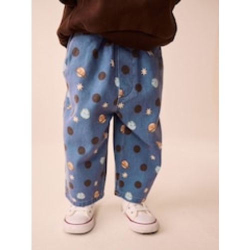 Buy Blue Space Pull On Wide Trousers (3mths-7yrs) from Next USA