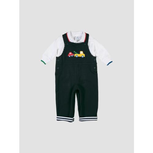 Florence Eiseman Baby Boy's French Terry Knit Polo Shirt & Overalls | Saks Fifth Avenue